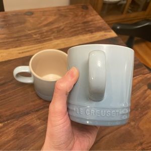 Le Creuset Coastal Blue Set of 2 Mugs